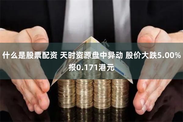 什么是股票配资 天时资源盘中异动 股价大跌5.00%报0.171港元